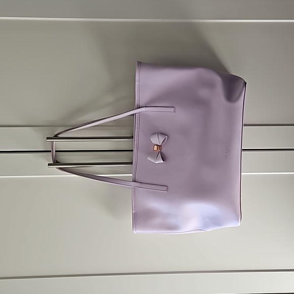 Ted Baker lilac tote bag with detachable purse and dustbag - Picture 1 of 12
